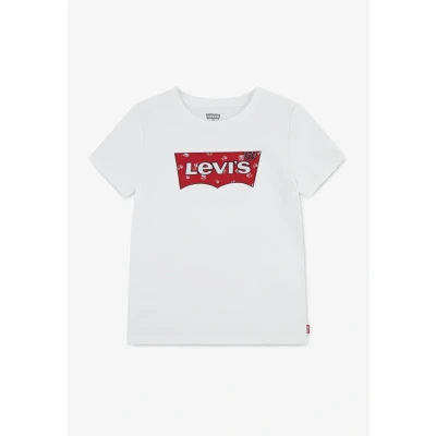 Abbildung von Levi&#039;s Floral Batwing TEE Tshirt print für Kinder, Größe: 104, blanc de
