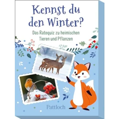 Abbildung von Kennst du den Winter?: Das Ratequiz zu heimischen Tieren und Pflanzen Kinderquiz ab 6 Jahren Mit 50 Quizkarten rund um Natur Tiere im Winter (Kinderquiz für schlaue Kids)