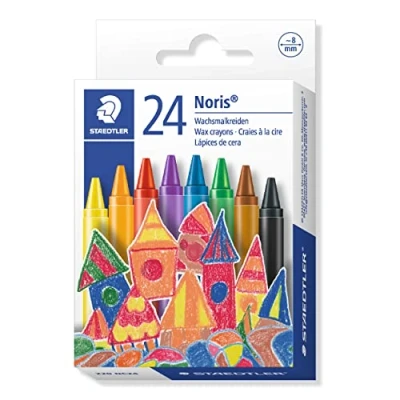 Abbildung von STAEDTLER 220 NC24 Noris Club Wachsmalkreide, 24 Stück im Etui