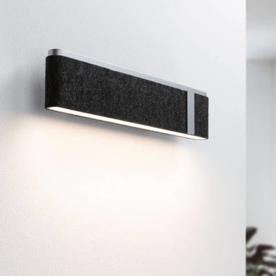 Abbildung von Paulmann 799.87 LED Wandleuchte Jagun 3 Step Dim 2700K 1250lm 230V 18W dimmbar Anthrazit