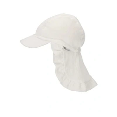 Abbildung von Sterntaler Mädchen Schirmmütze mit Nackenschutz Glace Sonnenhut, beige, 49