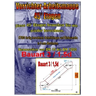 Abbildung von Vorrichter Arbeitsmappe 45 Etagen: Etagen auf 33 Seiten DIN A4 (Vorrichter Arbeitsmappen, Band 3)
