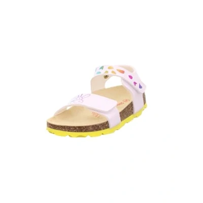 Abbildung von Superfit Fussbettpantoffel Sandale, Weiß/Mehrfarbig 1020, 26 EU Weit
