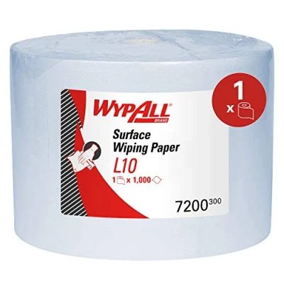 Abbildung von WypAll L10 Reinigungstücher für Oberflächen 7200 Jumborolle 1 Blaue Rolle x 1.000 Papier Wischtücher