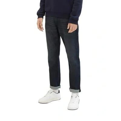 Abbildung von TOM Tailor denim Jeans Straight Leg, Herren, Größe: 30x32, Blue dark wash