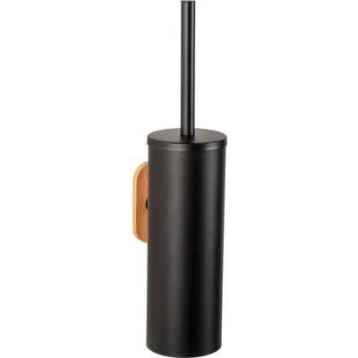 Abbildung von WENKO WC Garnitur »Turbo Loc® Orea«, aus Edelstahl Bambus, bamboo, mit herausnehmbarem Innenbehälter, Turbo Loc Befestigung