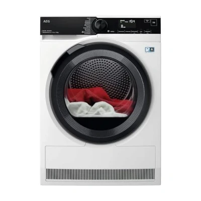 Abbildung von AEG Wärmepumpentrockner 8 kg Serie 9000 AbsoluteCarePlus Daunentrocknung Punktgenaue Trockenergebnisse mit 3D Scan Restfeuchteermittlung A+++ Trommelbeleuchtung TR9M75680