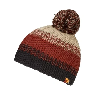 Abbildung von Ziener Kinder ISHI Mütze warm, gestrickt, dreifarbig, Woody Brown, S