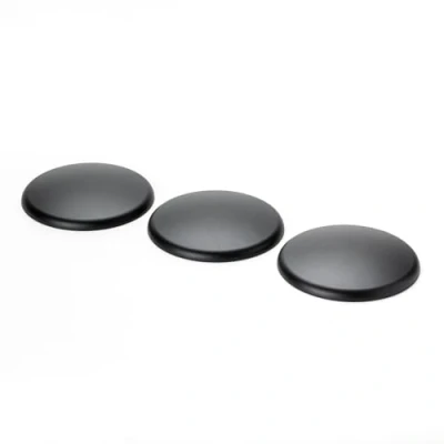 Abbildung von ORION LIGHTSTYLE Extra Flache Abdeckung 3 Stück Verteilerdose PVC 135mm schwarz Baldachin Deckendose Abschluss