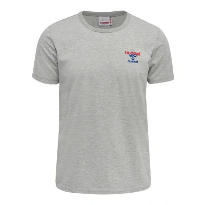Abbildung von Hummel Hmlic Dayton Tshirt print, Größe: Small, Grey melange