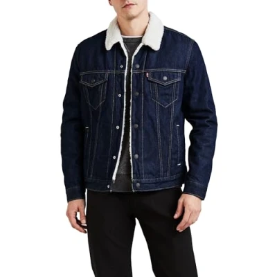 Abbildung von Levi&#039;s TYPE Trucker Übergangsjacke, Herren, Größe: XS, Rockridge