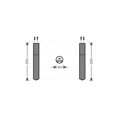 Abbildung von PRASCO TOD415 Trockner Aluminium