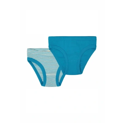 Abbildung von loud + proud Doppelpack Kinder Unterhosen Slips, Feinripp aus Bio Baumwolle und GOTS Zertifiziert