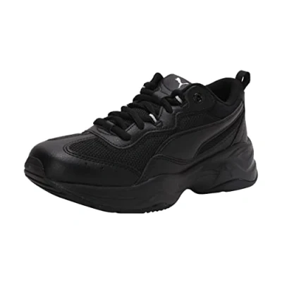 Abbildung von Puma Cilia Sneaker low, Damen, Größe: 38.5, Black Lederimitat/textil