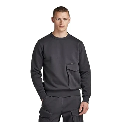 Abbildung von G Star Cargo Sweatshirt, Herren, Größe: Medium, Shadow