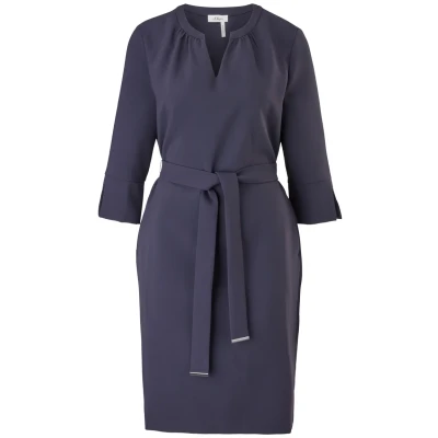 Abbildung von s.Oliver Black Label Etuikleid, Damen, Größe: 46, Dark navy