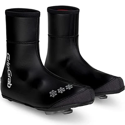 Abbildung von GripGrab Arctic Gefütterte Winter Rennrad Überschuhe Extrem Warme wasserdichte Winddichte Thermo Radsport Überzieher