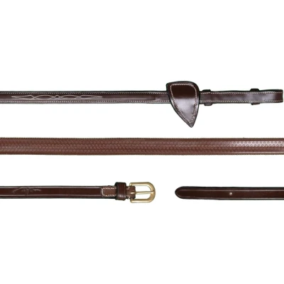 Abbildung von Dyon Zügel Rubber 1/2 Braun Warmblut