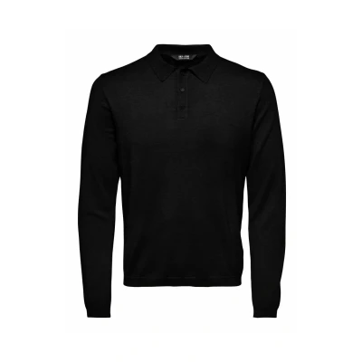 Abbildung von ONLY &amp; SONS Herren Poloshirt ONSWYLER Life Regular Fit XS S M L XL XXL, Größe:XS, Farbe:Black 22021184