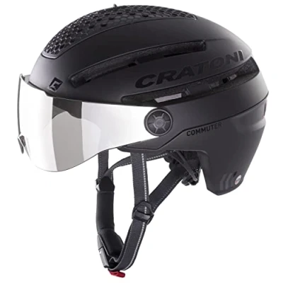 Abbildung von Cratoni Unisex Erwachsene Commuter (Pedelec) Fahrradhelm, Schwarz, S M (54 58 cm)