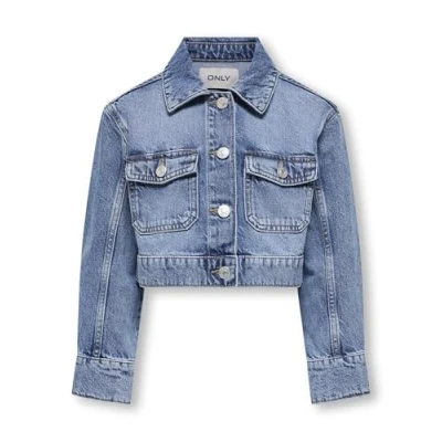 Abbildung von Kids ONLY Koglumi Jeansjacke für Kinder, Größe: 122, Medium blue denim