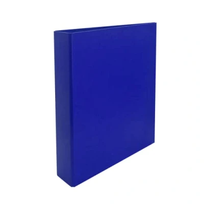 Abbildung von Raylu Paper® 4 x D Ringbuch 40 mm, A4 Ordner mit Ringen zur Aufbewahrung von Dokumenten, Größe 33,5 cm hoch 26 breit und 6 breiter Rücken (Dunkelblau)