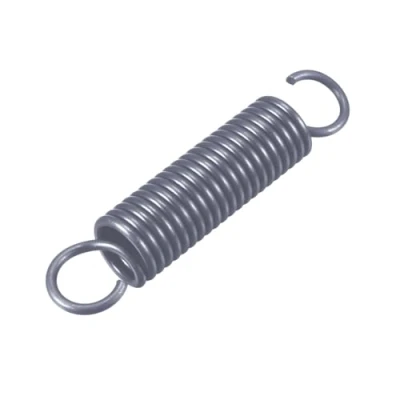 Abbildung von sourcing map Zugfeder 2,5mm Drahtdurchmesser,18mm Außendurchmesser 90mm freie Länge Federstahl Kleine Doppelhaken