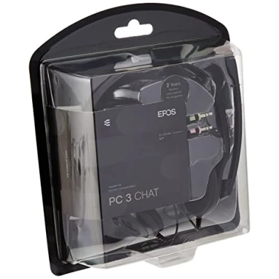 Abbildung von Sennheiser PC 3 Chat Headset Plug &amp; Play Lösung, Noise Cancelling Mikrofon, schwarz