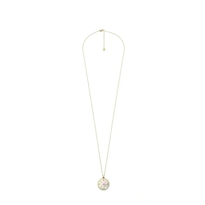 Abbildung von Fossil Kette mit Anhänger »Schmuck Geschenk Edelstahl JEWELRY, JF04864710«, Glasstein Perlmutt