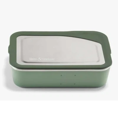 Abbildung von Klean Kanteen Rise Meal Box Brotdose aus Edelstahl in der Farbe Sea Spray, auslaufsicher, 1005ml, 1010623
