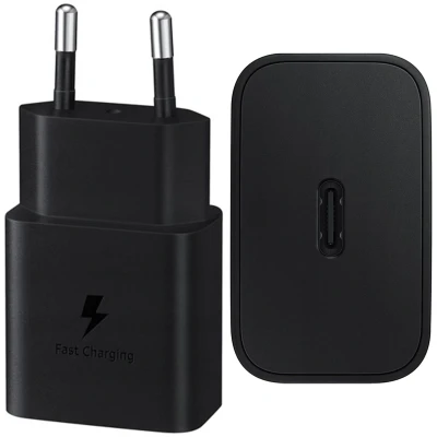 Abbildung von Samsung EP T510 USB C Schnellladegerät 15W Schwarz