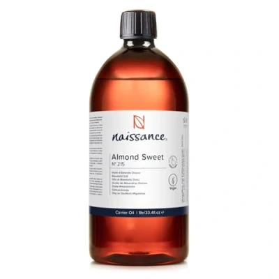 Abbildung von Naissance Natürliches Süßes Mandelöl (Nr. 215) 1 Liter Vegan, Gentechnikfrei Ideal zur Haar und Körperpflege, für Aromatherapie als Basisöl Massageöle