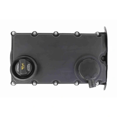Abbildung von VAICO V10 9985 Zylinderkopfhaube mit Ventildeckeldichtung Verschlussdeckel, Schrauben, Entlüfterventil AUDI: A4 B7 Avant, Saloon