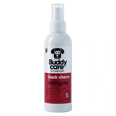 Abbildung von Buddycare Hund Cologne Schwarzkirsche fruchtig und kräftig duftendes Hunde erfrischt zwischen den Hundewäschen (200 ml, 1 Stück)