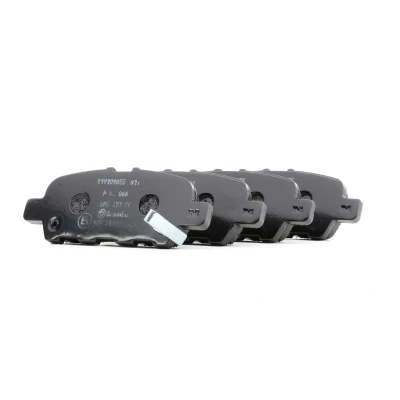 Abbildung von BREMBO P 56 068 Bremsbelagsatz mit akustischer Verschleißwarnung ohne Zubehör NISSAN: X Trail, Juke, Pulsar Hatchback, SUZUKI: Grand Vitara 2 SUV