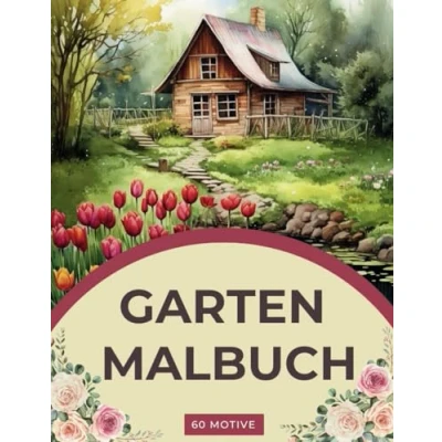 Abbildung von Verzaubernde Rückzugsorte: Ein Gartenparadies Malbuch für Erwachsene: Garten und Blumen Ausmalbuch mit 60 wunderschönen Motiven zur Förderung der Kreativität Entspannung
