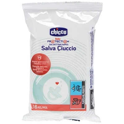 Abbildung von Chicco 00007921000000 Reinigungstücher, 16 Stück, weiß