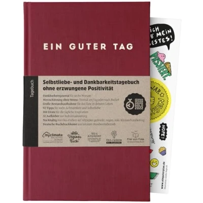 Abbildung von Ein guter Tag, Selbstliebe und Dankbarkeitstagebuch. Nur 5 6 Minuten am Tag. Für Dankbarkeit, Achtsamkeit, Journaling, Tagebuch (Rubin)