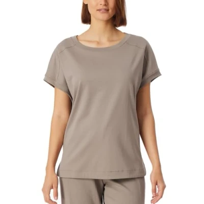 Abbildung von Schiesser MIX Relax Nachtwäsche Shirt, Damen, Größe: XS, Clay