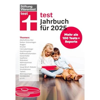 Abbildung von test Jahrbuch 2025: Mehr als 100 Tests und Reports