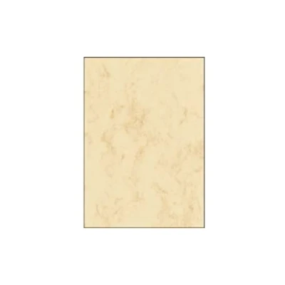 Abbildung von SIGEL DP907 Hochwertiges Marmor Papier beige, A5, 100 Blatt, Motiv beidseitig, Briefpapier 90 g, aus nachhaltigem
