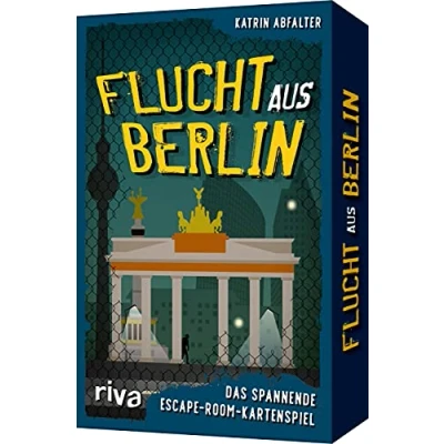 Abbildung von Flucht aus Berlin: Das spannende Escape Room Kartenspiel. perfekte Geschenk für alle Rätsel Fans. Im handlichen Kartenformat ideal unterwegs. Ab 12 Jahren