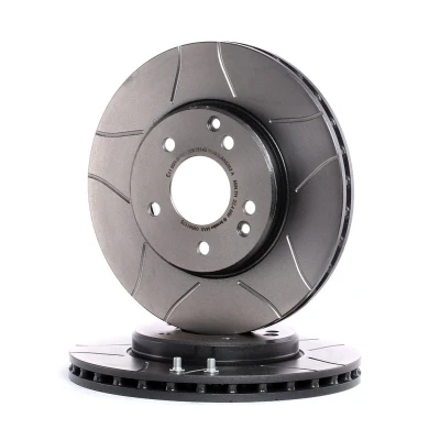 Abbildung von BREMBO MAX LINE 09.8411.75 Bremsscheibe 288 25 5 innenbelüftet, geschlitzt beschichtet hochgekohlt mit Schrauben MERCEDES BENZ: C Class Coupe