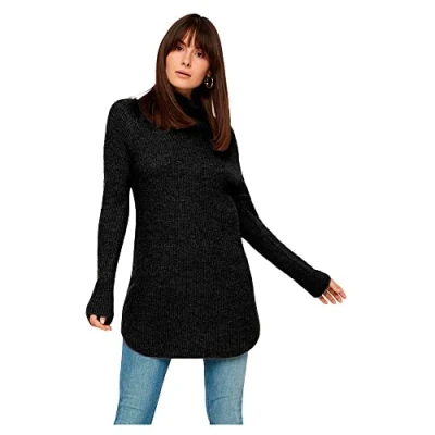 Abbildung von Pieces Pcellen Strickpullover, Damen, Größe: Medium, Black