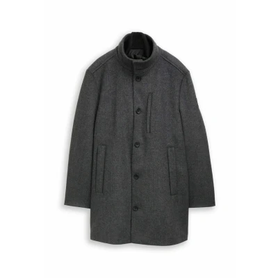 Abbildung von TOM Tailor 2IN1 Kurzmantel, Herren, Größe: Medium, Dark grey black herringbone