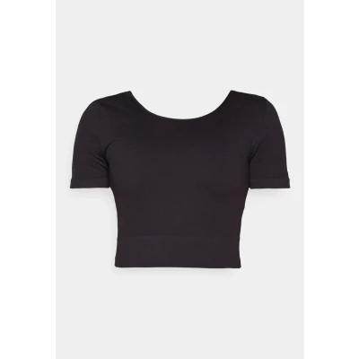 Abbildung von ONLY Play LIFE WAY CROP SEAM Sport Tshirt, Damen, Größe: M/L, Black