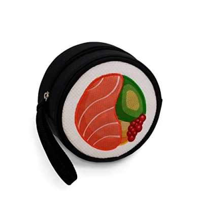 Abbildung von Oh My Pop Pop! Maki Sushi Purse Münzbörse, 9 cm, Rot (Red)