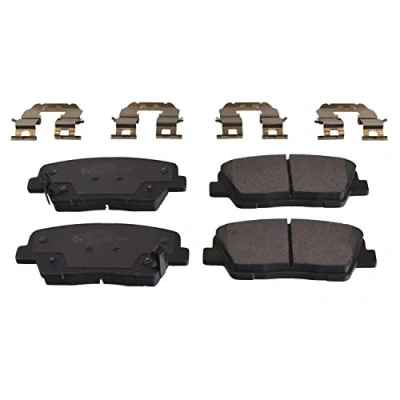 Abbildung von FEBI BILSTEIN 116284 Bremsbelagsatz Hinterachse mit akustischer Verschleißwarnung HYUNDAI: SANTA FE 2, Grand Fé, 3, KIA: SORENTO 2