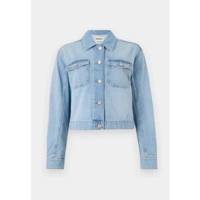 Abbildung von ONLY Onllumi Jacket Jeansjacke, Damen, Größe: Medium, Light blue denim