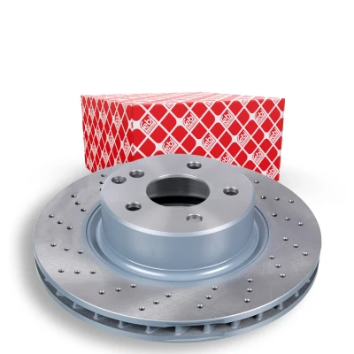 Abbildung von FEBI BILSTEIN 22683 Bremsscheibe Vorderachse 312 28 5 112 gelocht/innenbel. beschichtet MERCEDES BENZ: S Class Saloon